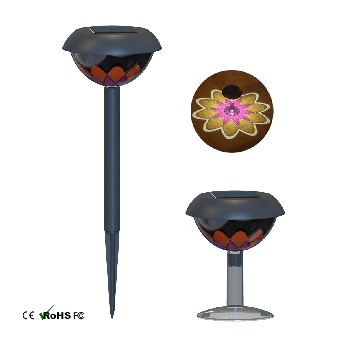 2024 Fast Air Delivery China Outdoor Patio Backyard Solar Garden Led Stake Lights Solar Lawn Lamp