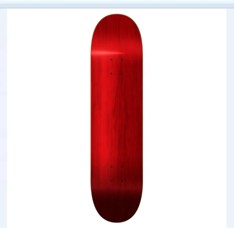 
Free Sample Canadian Maple 7.75 Inch Double Kick Deck Skateboard 