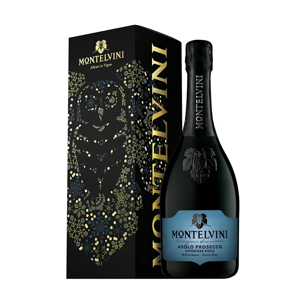 Made In Italy Millesimato Montelvini Magnum 100% Glera Grape Variety Extra Brut Sparkling Wine For Sale