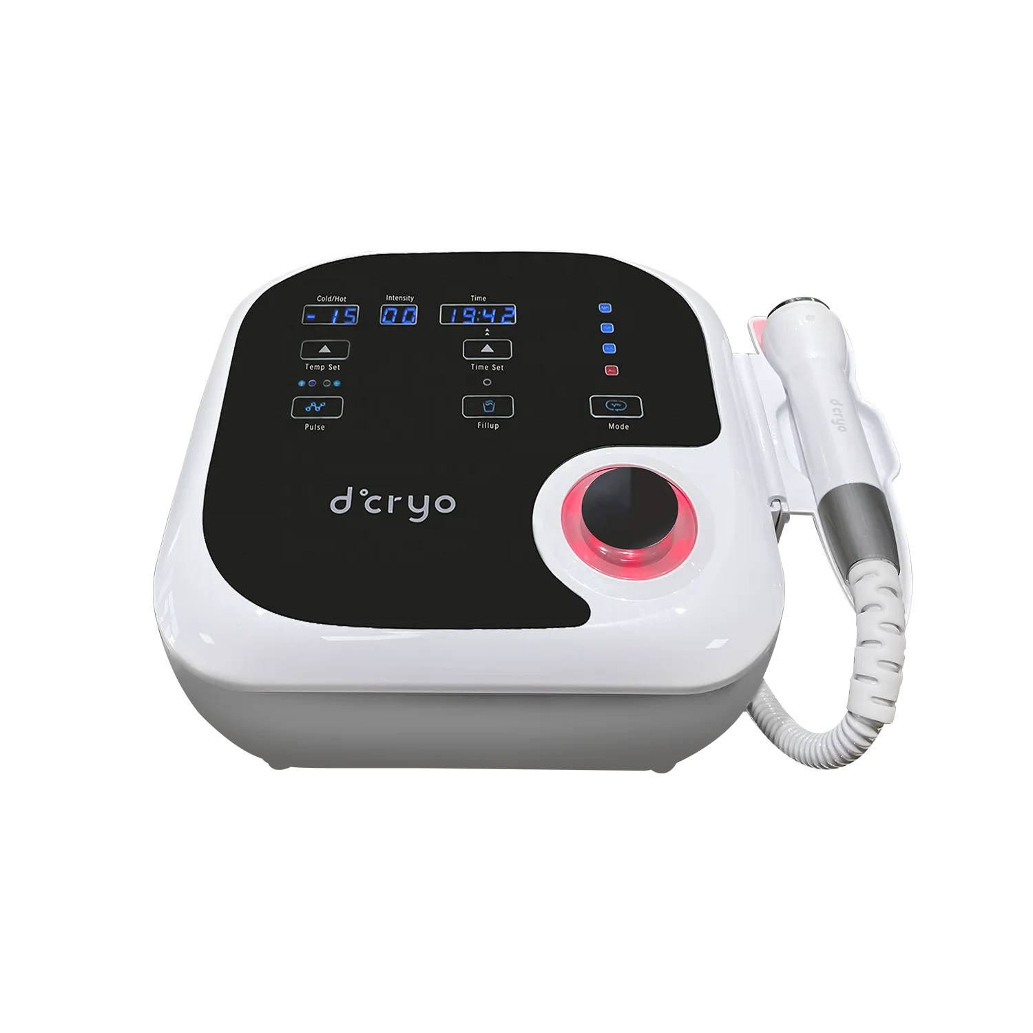 WEIYI Dcryo electroporation Face Lift Device Hot Cool Cryotherapy Device Red Blue Light Photon Device
