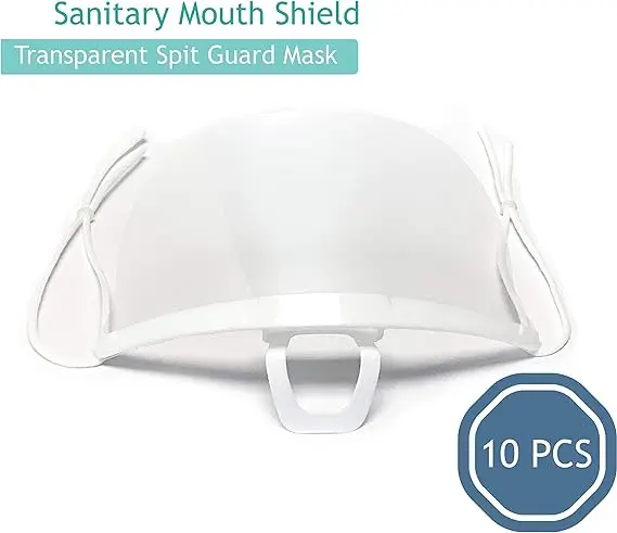 Factory Wholesale Anti Fog Eco-Friendly Durable  Plastic Face Shield Reusable Face Transparent Clear Face Mask