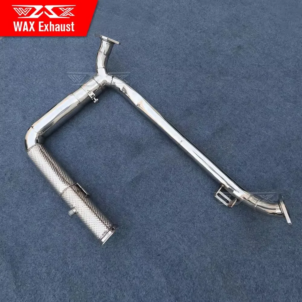 Stainless Steel Exhaust Downpipe For Porsche 718 Car Accessories Tuning Downpipe Exhaust For Cayman Boxster 718 2017-2019