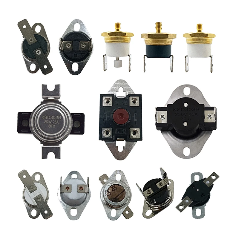 KSD301 KSD302 0~350C 10A/15A/16A 250V Normally Close Water Dispenser Thermostat Temperature Protector Control Switch