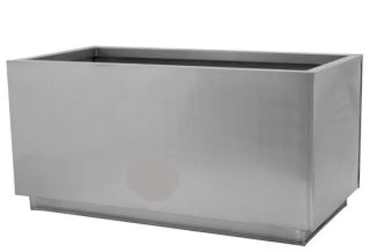 Customized  stainless steel rectangle flower planters
