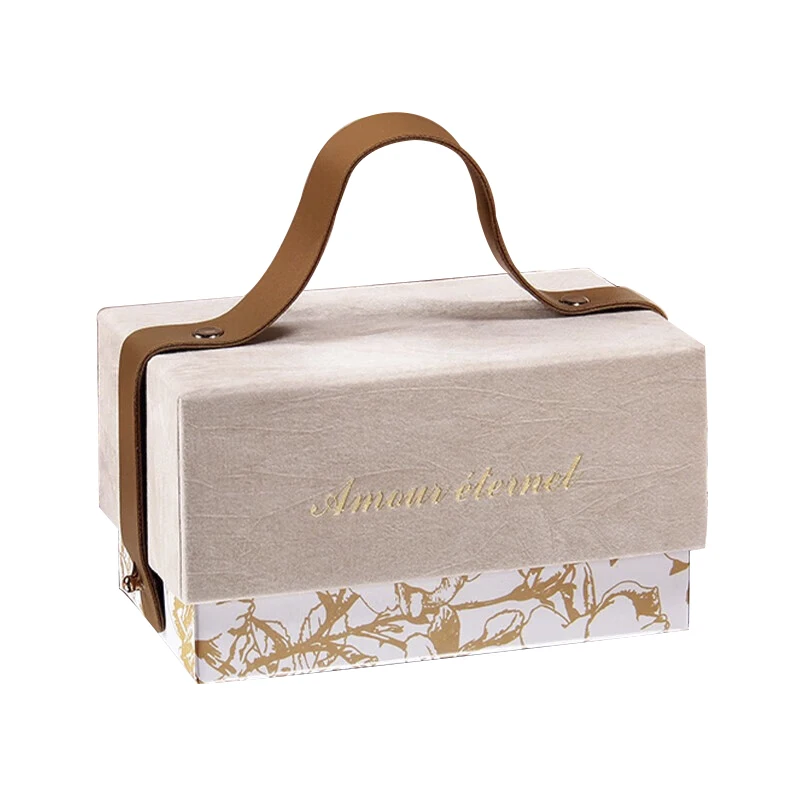 Buy Elegant Necklace Gifts Jewelry Cartons Packaging Gift Boxes Flowers and chocolate candles Candy portable gift boxes