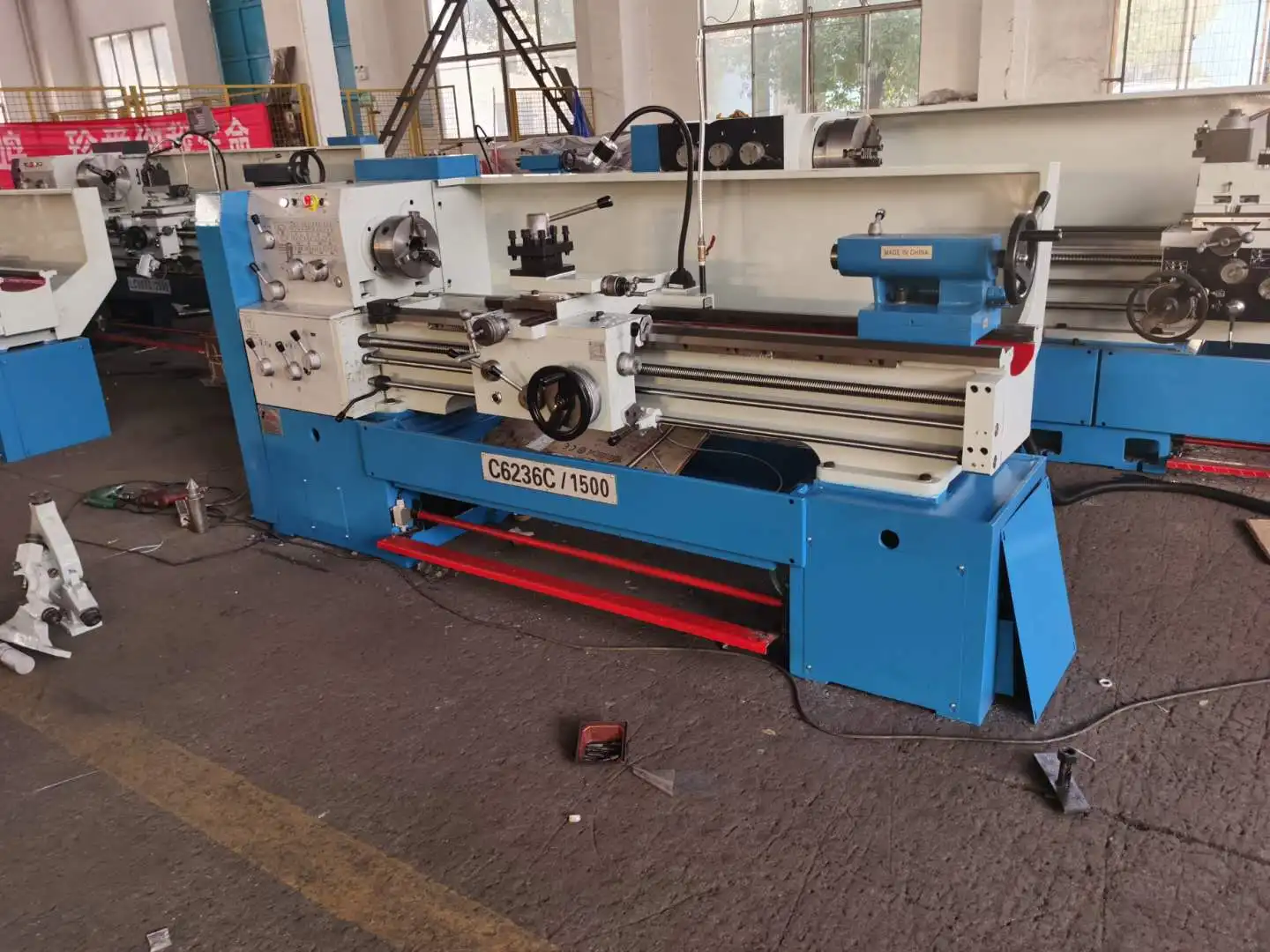 Automatic Horizontal Manual Centre Length Torno Mechanical Metal Lathe