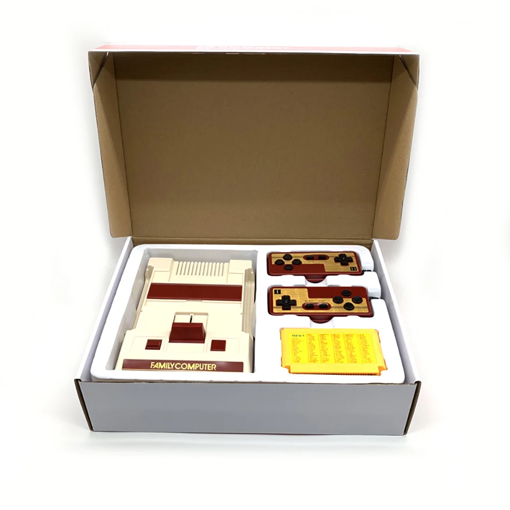 500 In 1 Classic Games FC Consola De Juegos Red White Family Computer Game Console 8 Bit AV Output Family Games TV Port Video