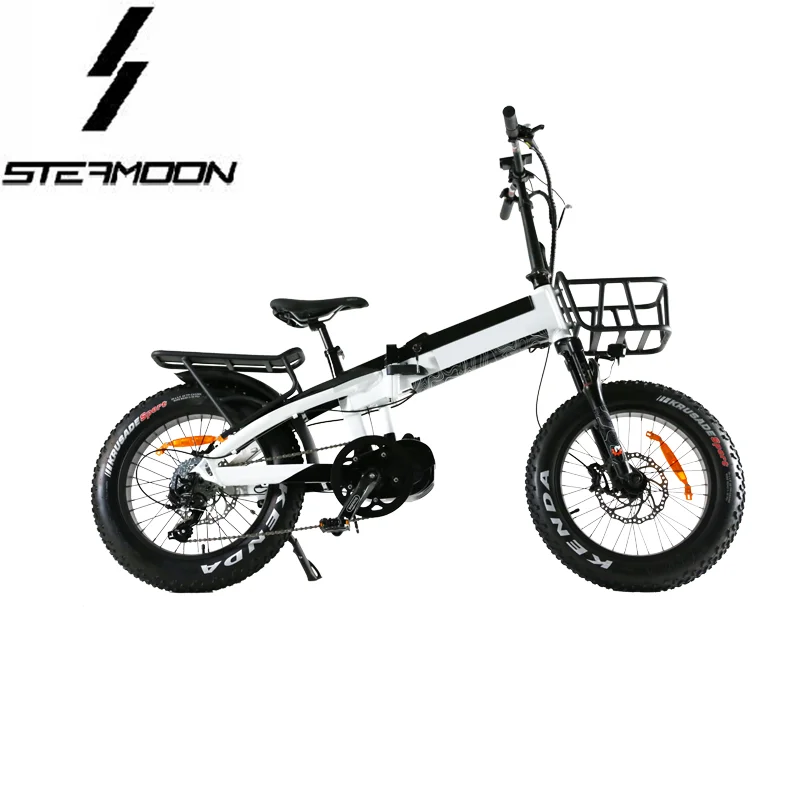 Snow Ebike 1000W 48V Aluminium Alloy Lithium Battery 20*4.0 Fat Tire Mini Electric Bike Folding Electric Bike Free Shipping