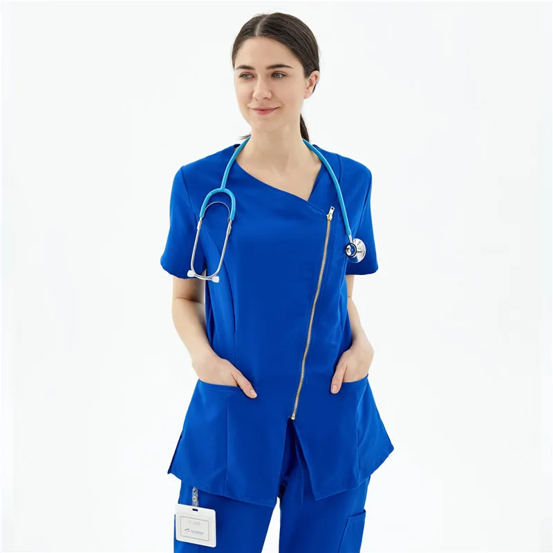 2021  Fuyi group nursing scrubs uniform reina medical scrub uniform color scrubs sets