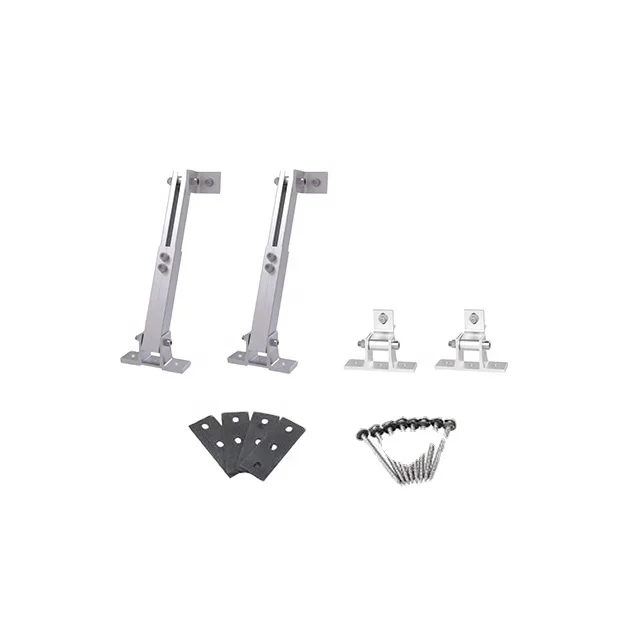 GOOMAX adjustable angle front leg and rear leg wall mounting balcony mounting brackets