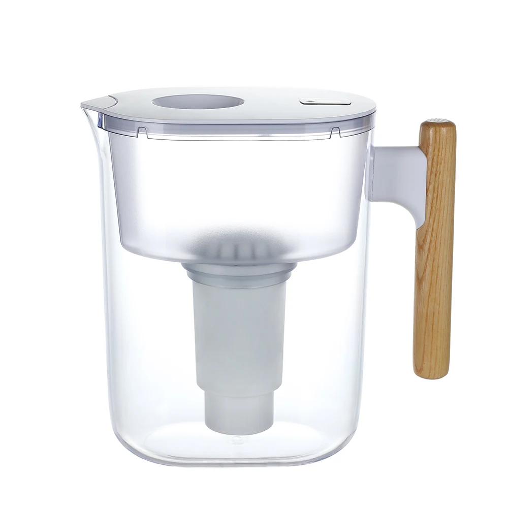 Long Filtration Life Alkaline Water Pitcher Filter Drinking Water Purifier Jug with Digital Chlorine