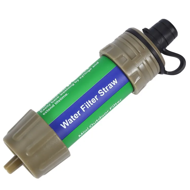 Personal Water Purifier Water Filtration System Camping Purification Water Filter Straws Outdoor Traveling Survival Emergency