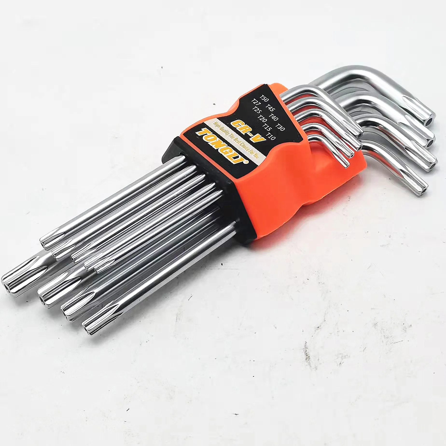 9-Pack Star Square Ballpoint Stainless Steel Hex Keys