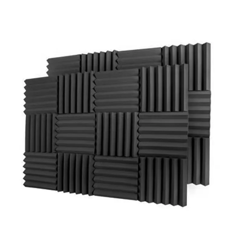 Wedge Acoustic Foam Panel Soundproofing Foam Panel Office Studio Acoustic Wedge Foam Wall Coverings Soundproof
