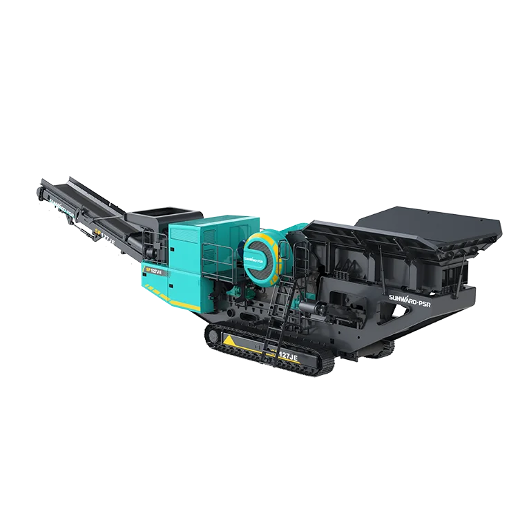Low Temperature Resistance Jaw Crusher Skymard SP127JE Super Large Capacity Crawler Jaw Crusher