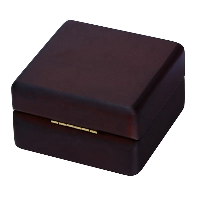 Luxury Cufflinks Gift Box 1 pair Capacity Jewelry Storage Box High Quality Painted Wooden Box Authentic 80*80*46mm
