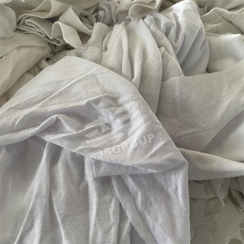 5kg 10Kg 20kg 25kg Premium 100% Recycled White T-Shirt Cloth Rags 5 lb Eco-Friendly Rags 25lb Painters
