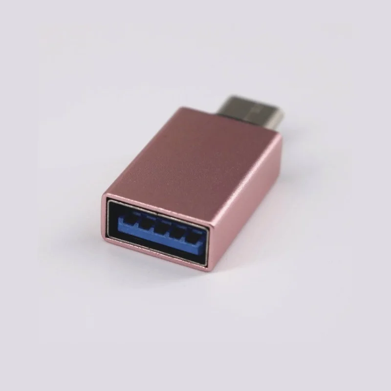 Aluminium Alloy Smartphone Laptop USB Type C To USB 3.0 Female Adapter Type-C Male To OTG Converter