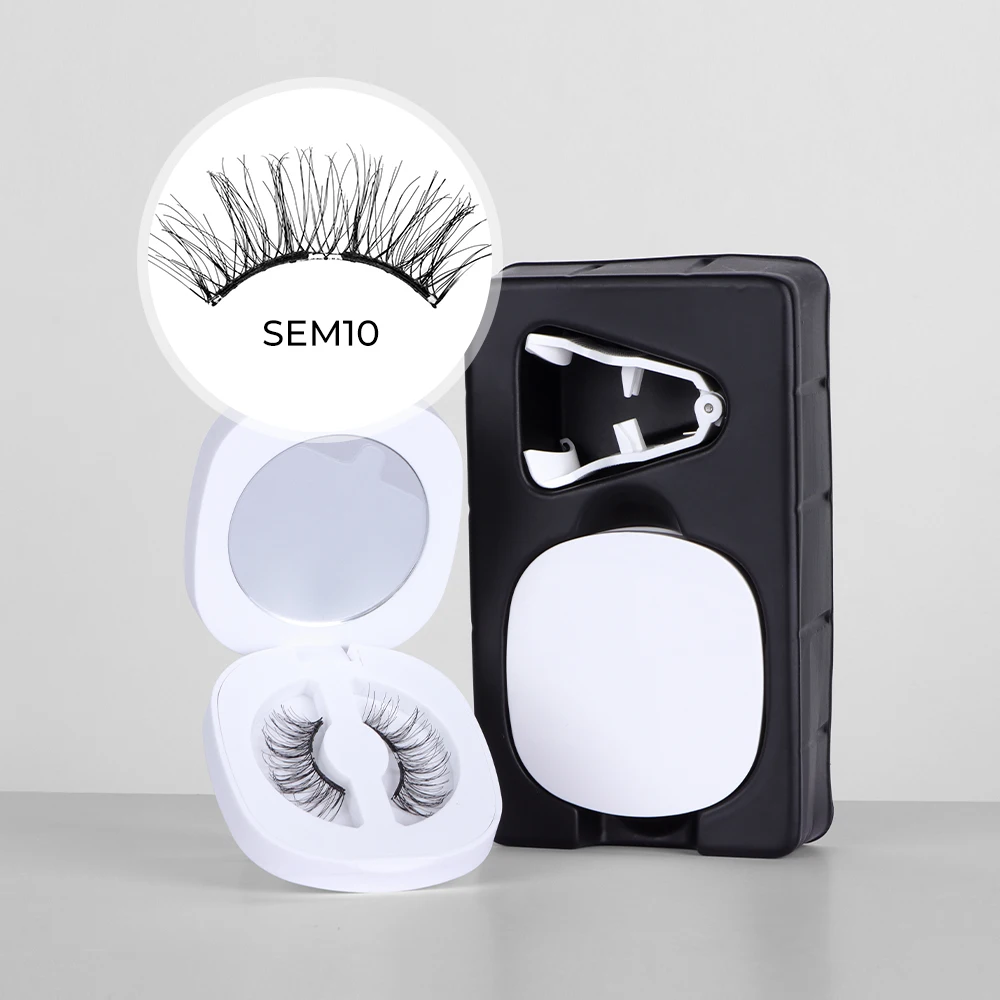 Soft Magnetic Eyelashes Reusable Magnetic Lashes with Magnets Tweezer Natural Thick False Eyelashes Soft Eyelashes Extension