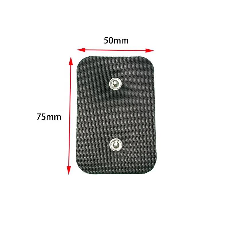 Jinke ISO Custom Texture Surface Electrical Conductive Silicone Electrode for Grounding Bed Sheet Snap Wireless Tens Pads