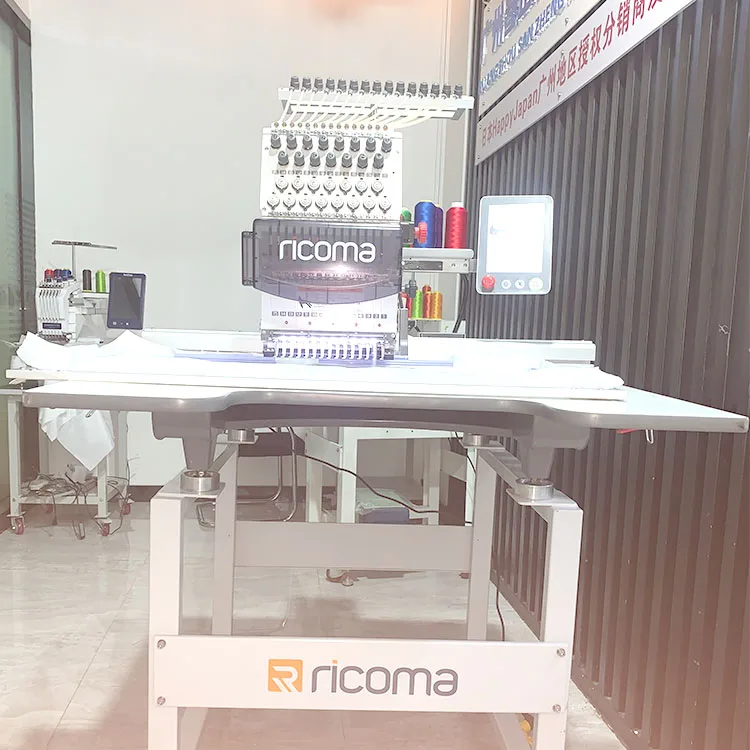 Промышленная вышивальная машина Ricoma с одной головкой 15 игл для