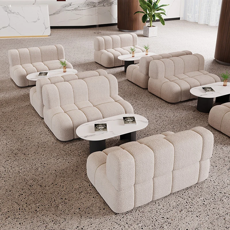 Factory Price Cafe booth sofa 2023 NEW sofa set furniture living room modern luxury white modular