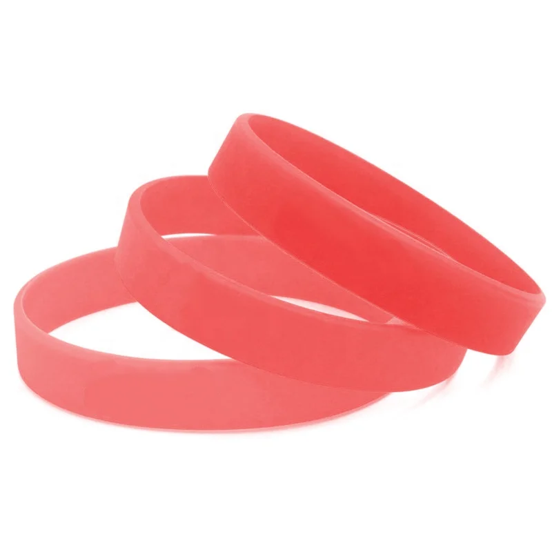 Amazon Hot Sale Breast Cancer Awareness Bracelets Pink Ribbon Silicone Sports Bracelets for Women