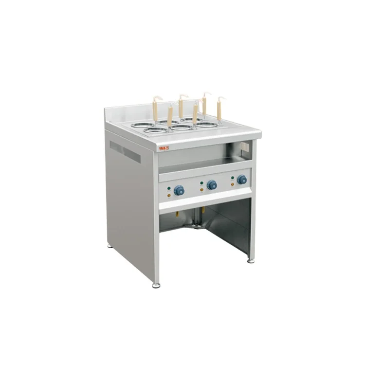 Electric Noodle Cooking Machine Hot Sale Cooking Equipment 6 Baskets Counter Top Electric Pasta Cooker Making Machine