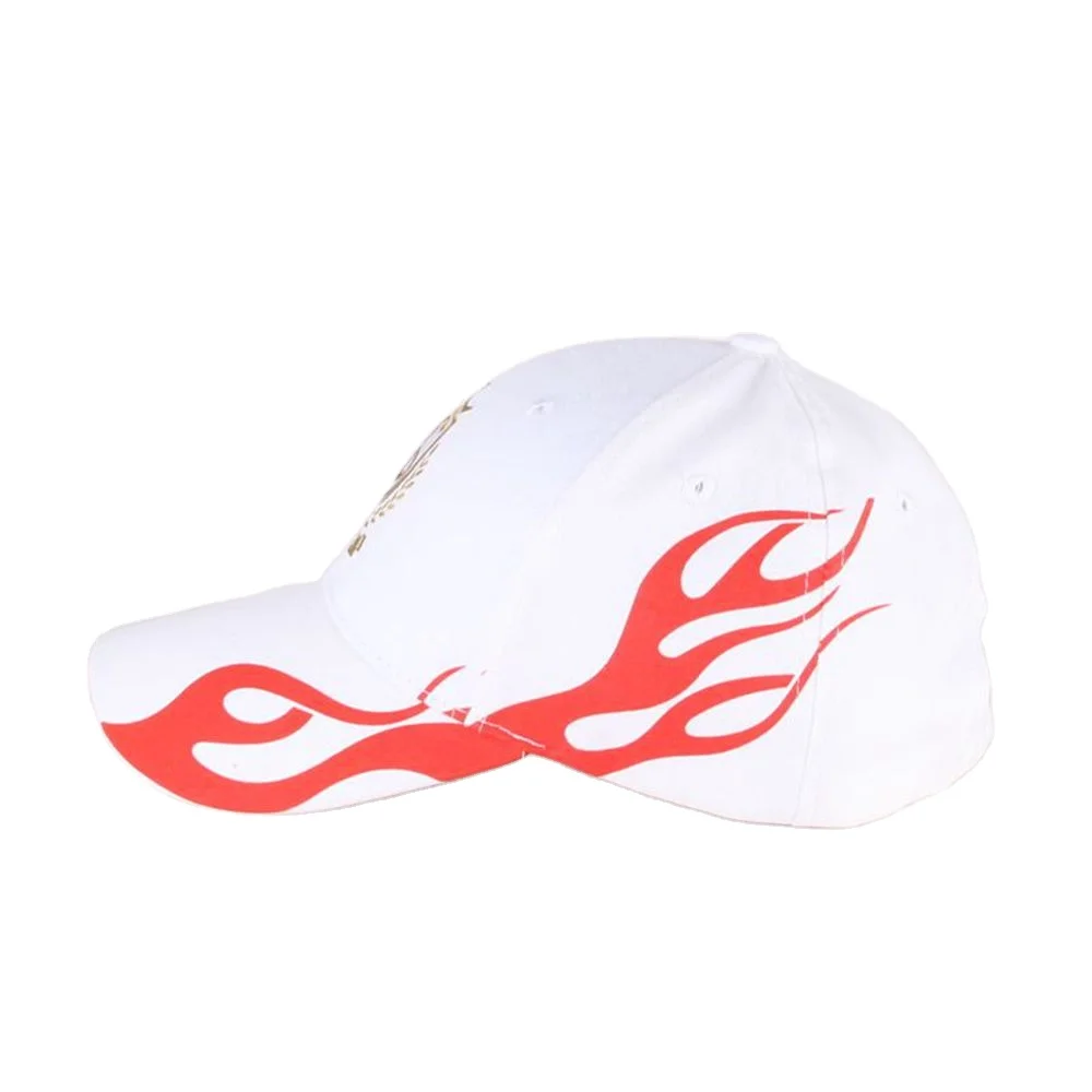 Fashion Designer White 6 Panels Cotton Sports Baseball Cap, Custom Embroidered Logo Cheap Promotional Dad Trucker Hat
