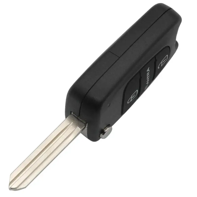 Remote Flip Folding Key Shell Case 3 Buttons For Hyundai ELANTRA Keyless Entry Fob Cover Car Alarm Housing