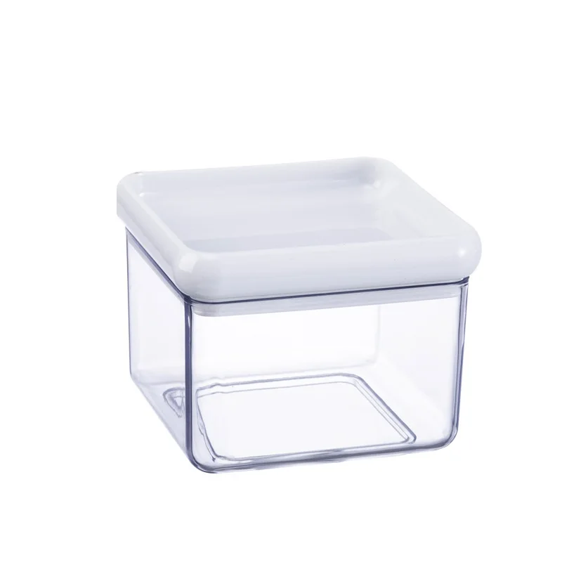
Best Price Discount Kitchen Organization Desktop Storage Clear Candle Biscuit Food Transparent Jar Box 