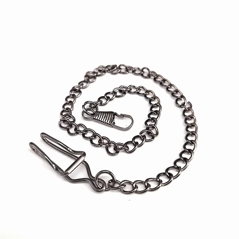 New Style Metal Chain Strap Pocket Watch Chain Wholesale 37cm  Silver Gold Black Red Bronze Accessories Pocket Watch Chains