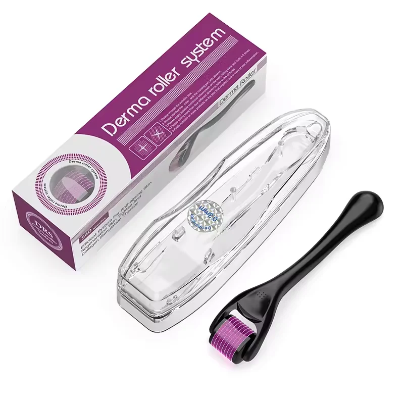 Popular beauty equipment Derma Roller DRS540 Titanium Micro Dermaroller 540 needles mesotherapy for Skincare and Anti-hair loss