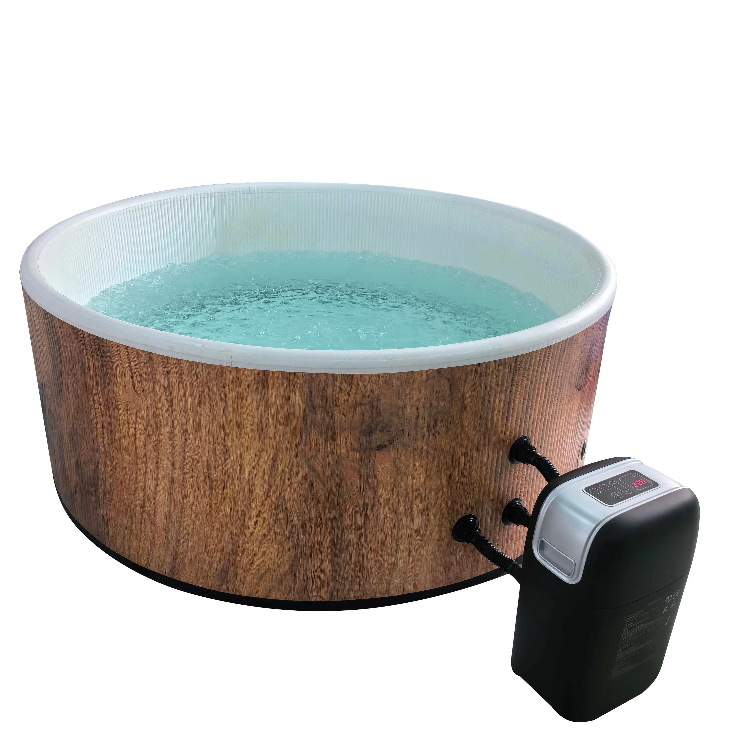 Inflatable PVC Hot Tub Many Peoples Sports Swimming Pool Relax Body And Sport Recovery Hot Tub SPA With Heating System Outdoor