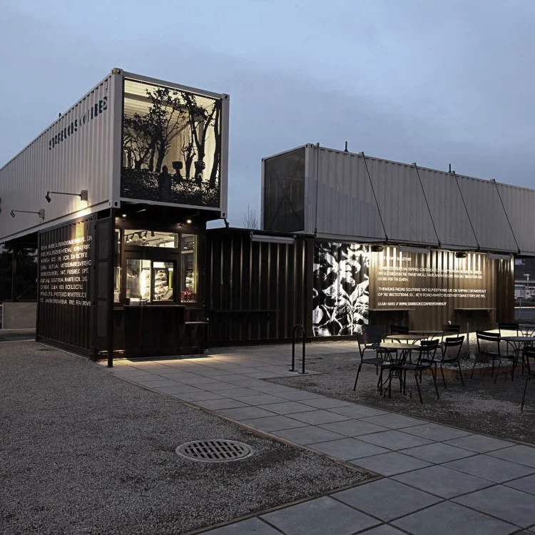 Luxury shipping 40 ft metal structure container office house for sale