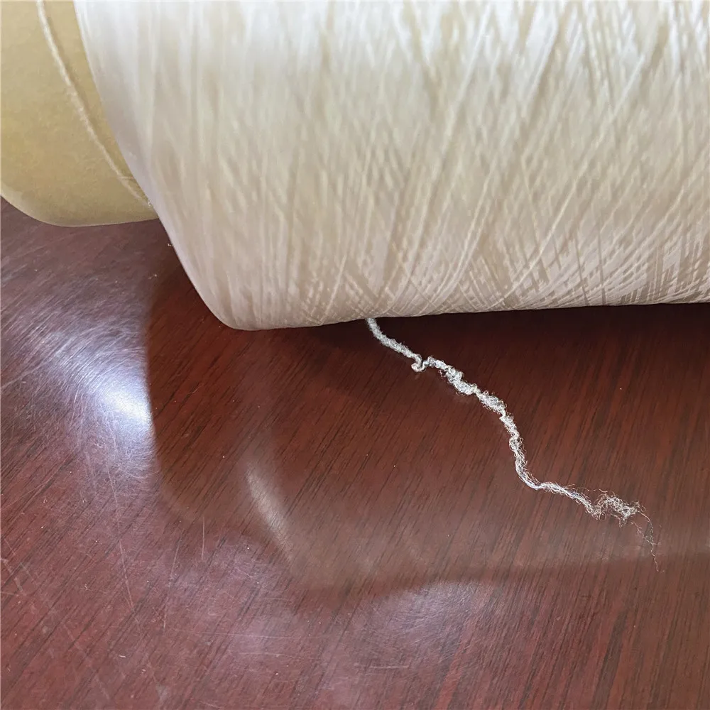 Raw white uv color change yarn Polyester DTY 150D Color changing yarn in response to sunlight or ultraviolet light