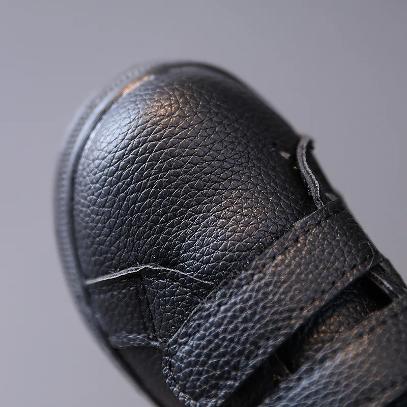 Soft Sole Casual Solid Color Kids School Shoes Children Shoes Boys And Girls Black Shoes For School Kids