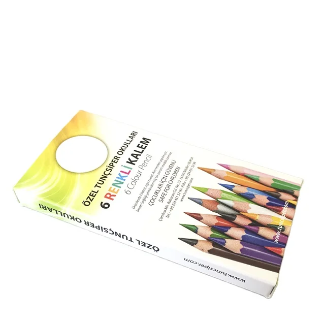 High Quality-Colored Pencils Boxes Mini Pen Promotion Case Product Design Printed School Pencil Box Company Promotion Pencil