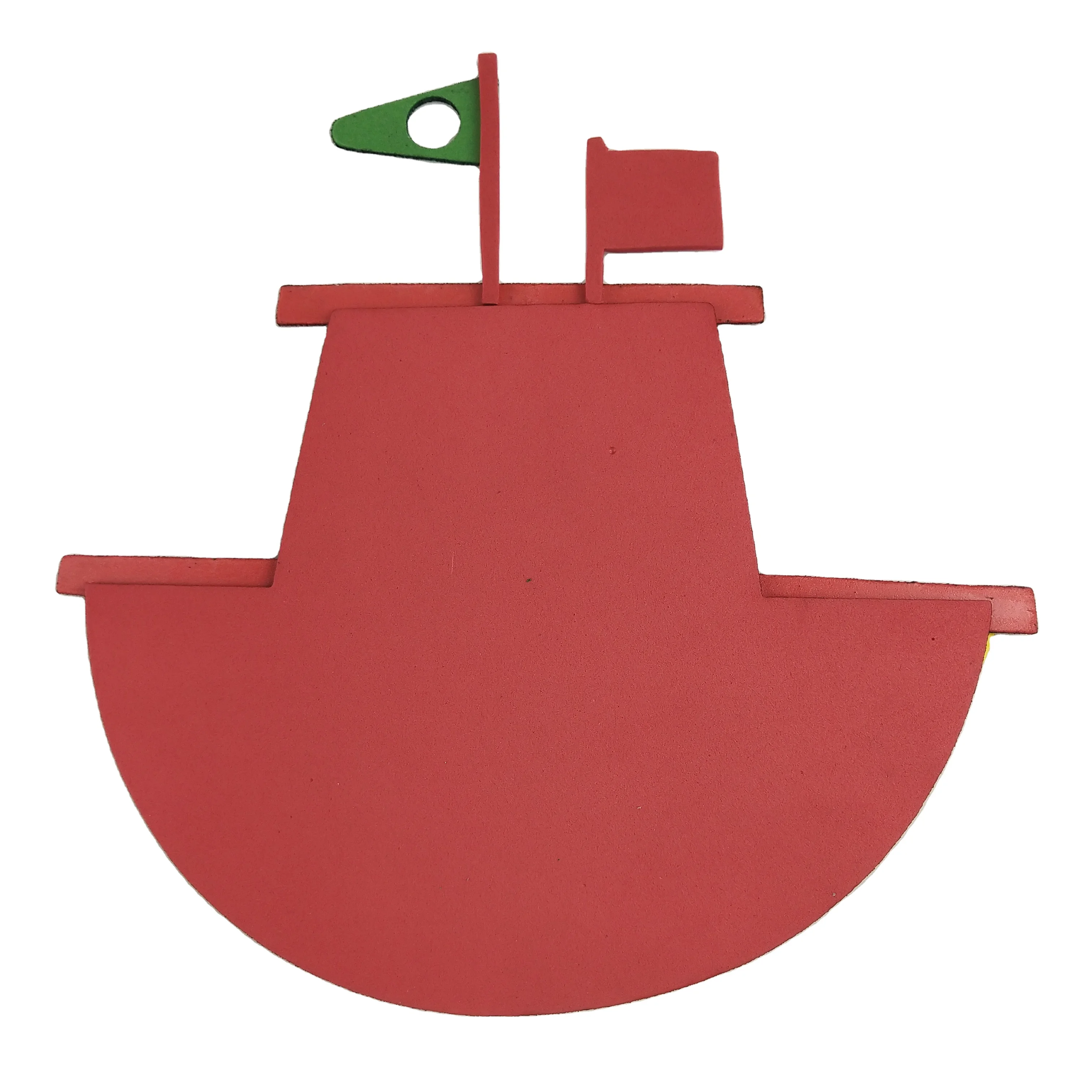 Red boat children EVA foam stickers diy decoration home decor