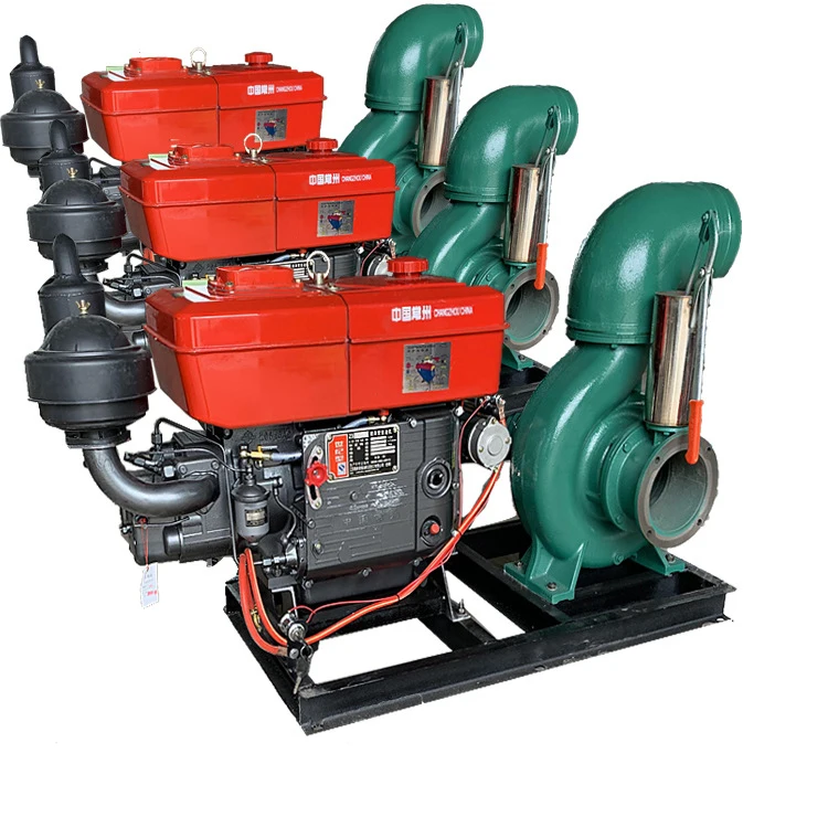 Diesel high flow agricultural irrigation pump