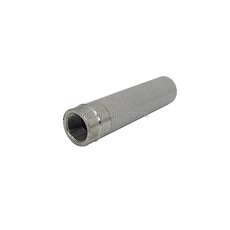 Titanium powder stainless steel sintered filter element stainless steel micron filter tube metal porous filter element