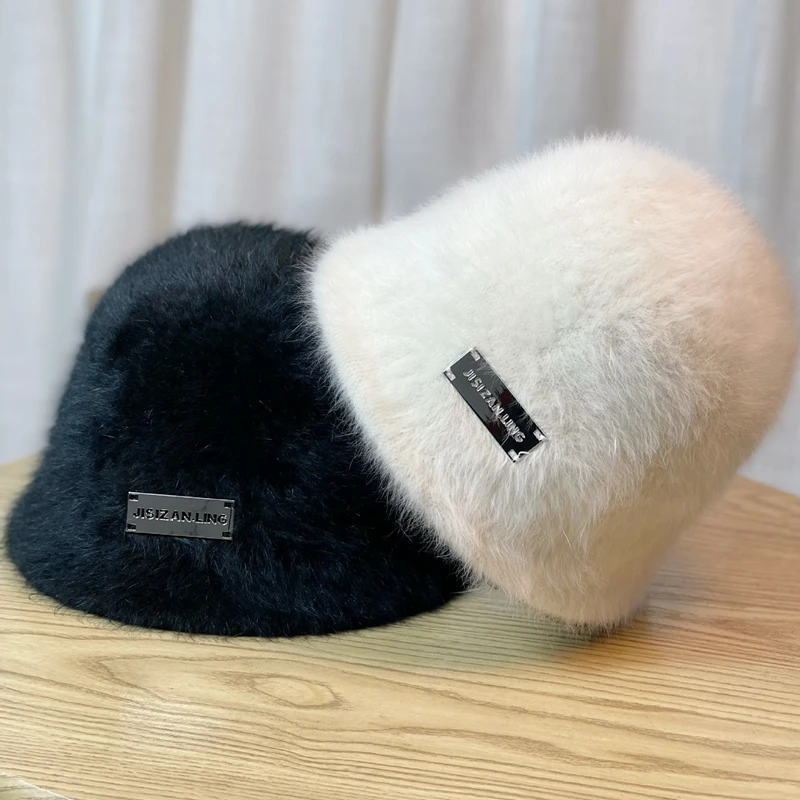 Хит продаж шляпы оптовая продажа шляпы-ведра с принтом логотипа зимние