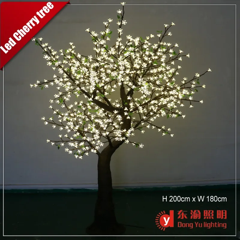 Wholesale Christmas Artificial Decoration Led Cherry Blossom Tree Light for Tree
