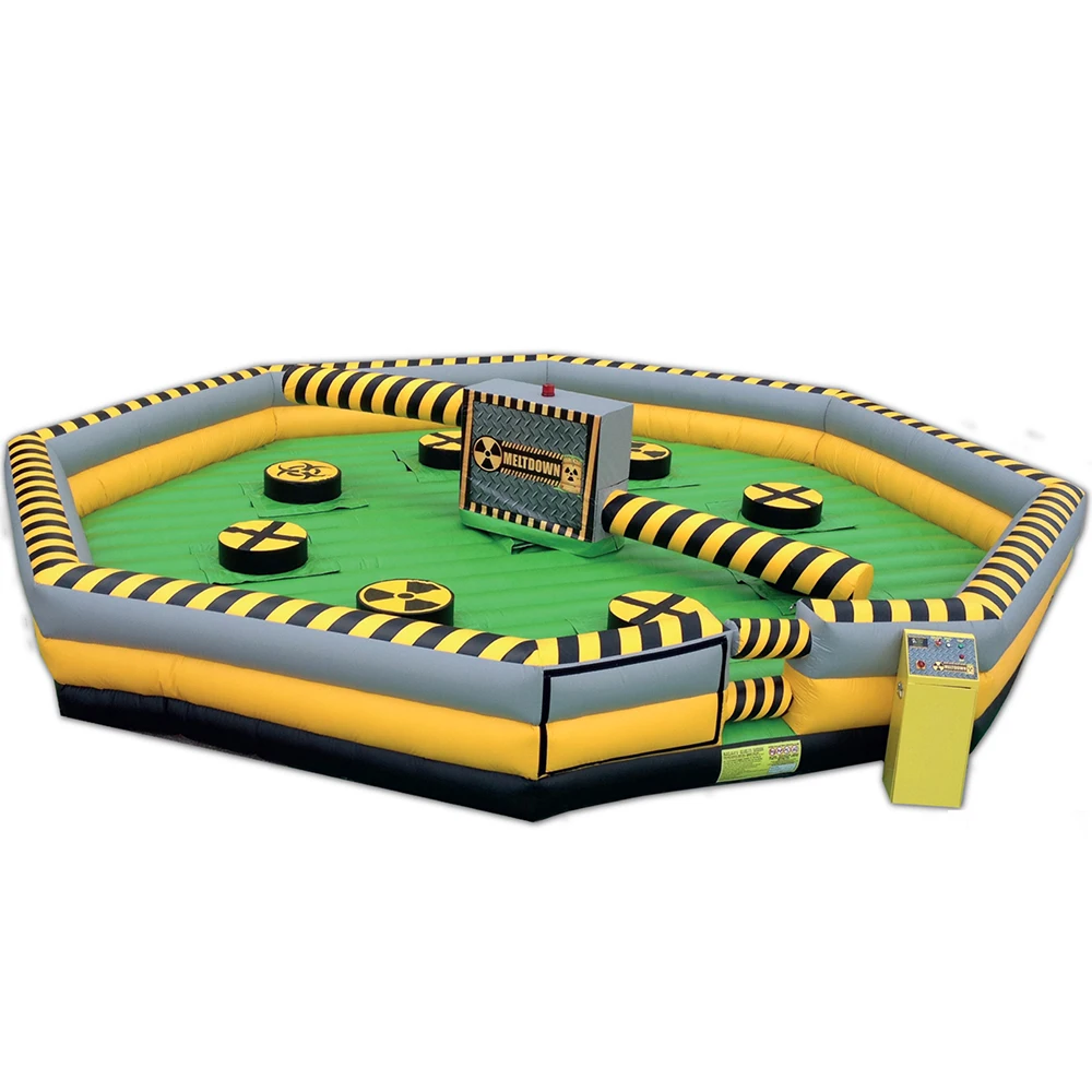 Mechanical Rodeo Eliminator Inflatable Sweeper, Inflatable Wipeout Game, Inflatable Meltdown