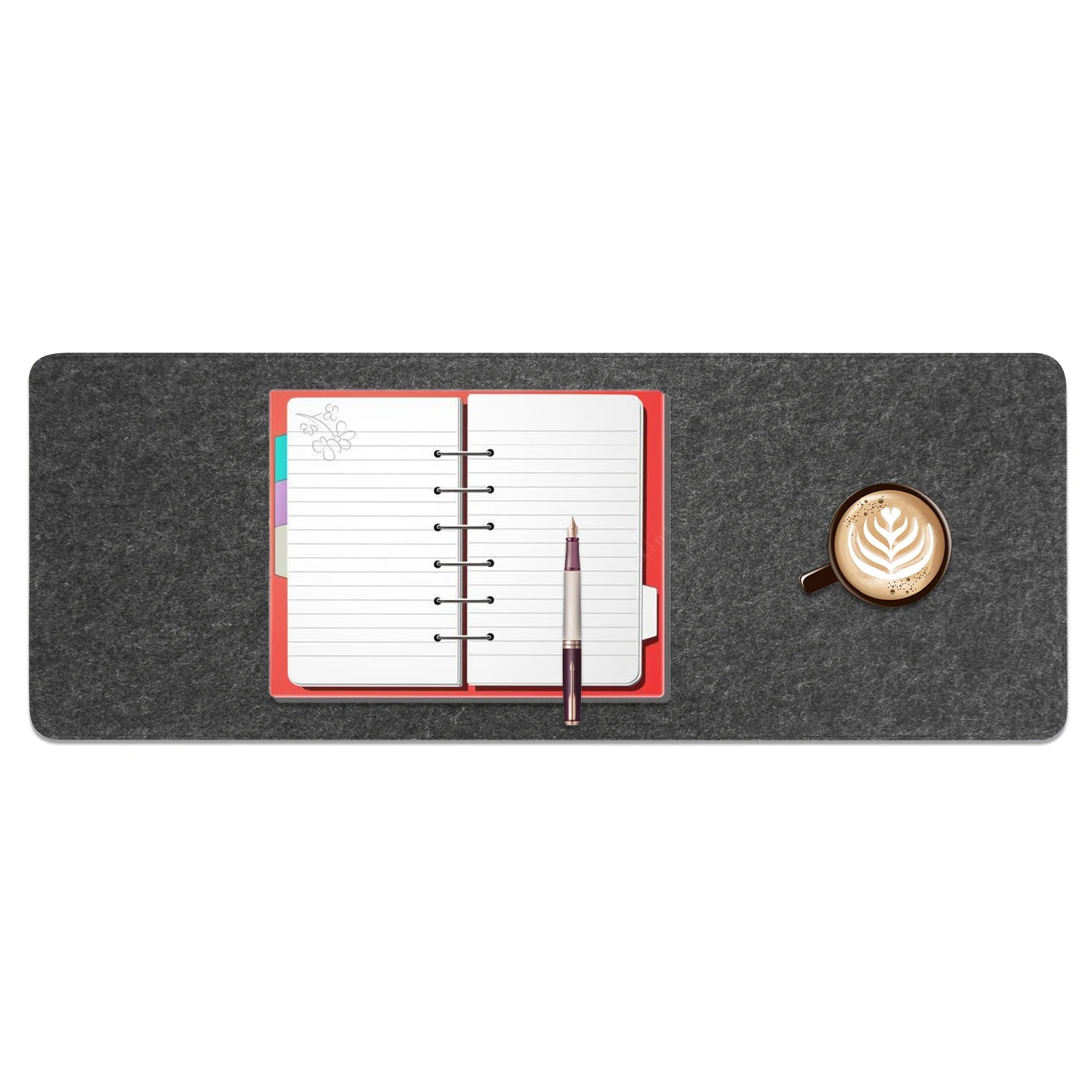 New Design Handmade Comfortable Felt Desk Mat large custom gaming felt mouse mat keyboard pad for office home