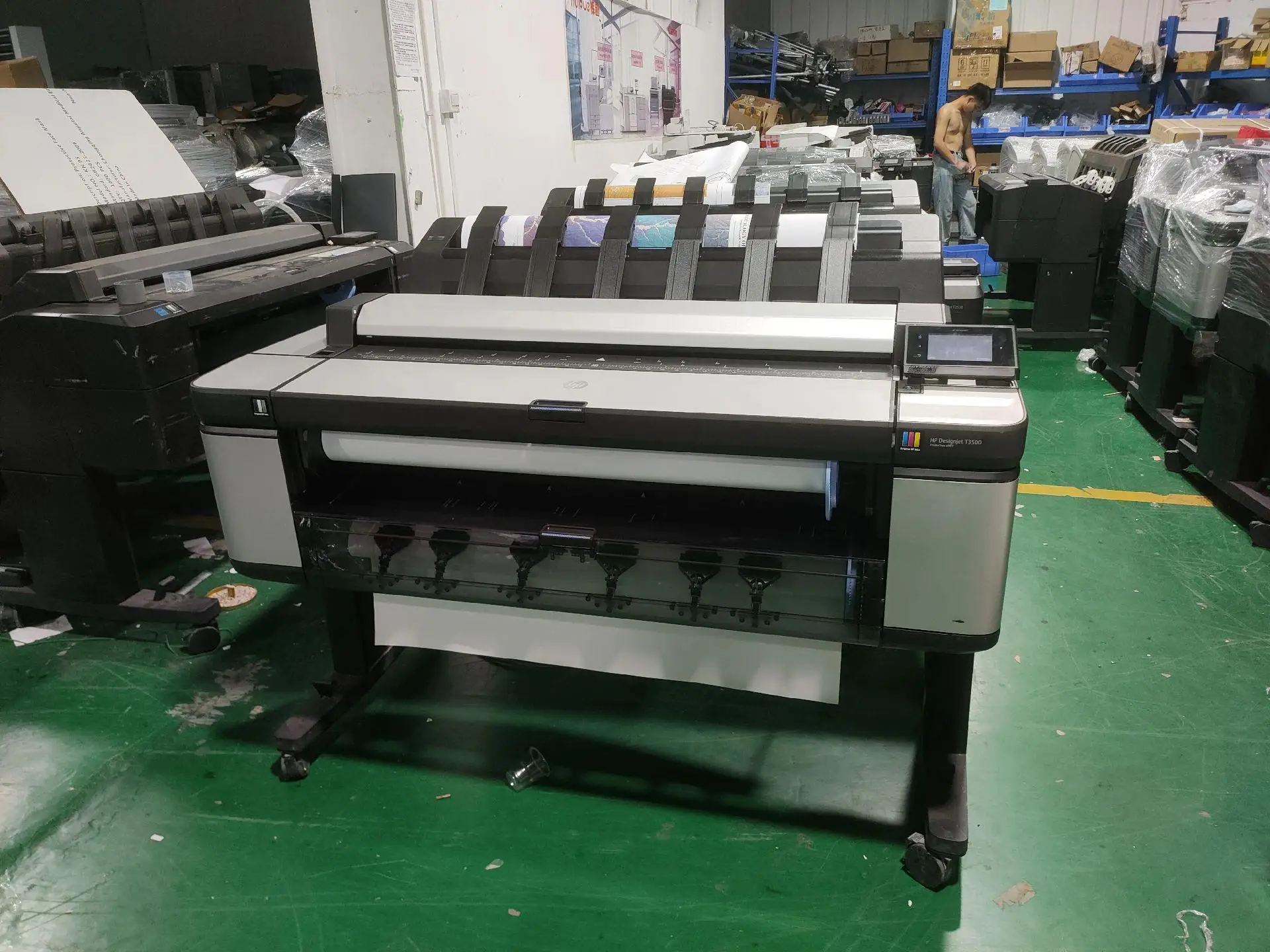 A0 Paper Cutter Plotter For HP T2500 2530A0 36-inch 6-ink cricut maker Printer Factory Price CAD Refurbished Used Inkjet Machine