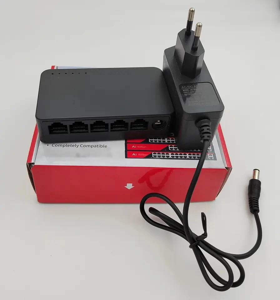 DC 5V 5 Ports Full Network Switch Ethernet Switch 5port support 10/100Mps