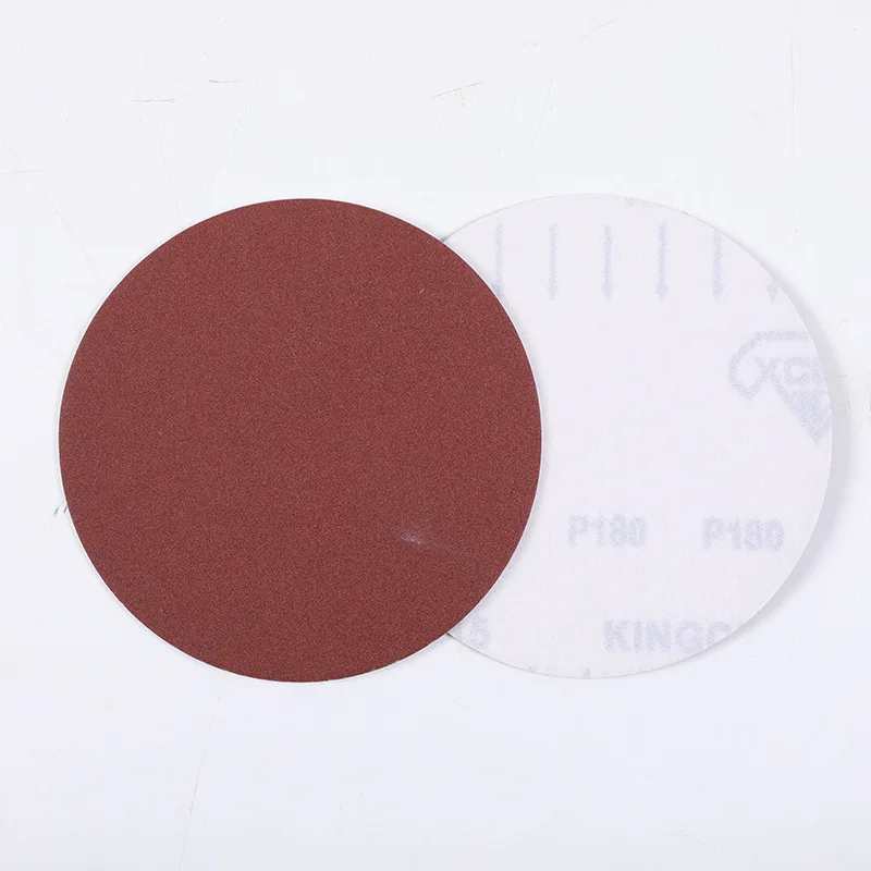 Hook And Loop Aluminum Oxide Sand Paper Disc Polishing Flap Sanding Disc For Car Wheel Wood Cupboard