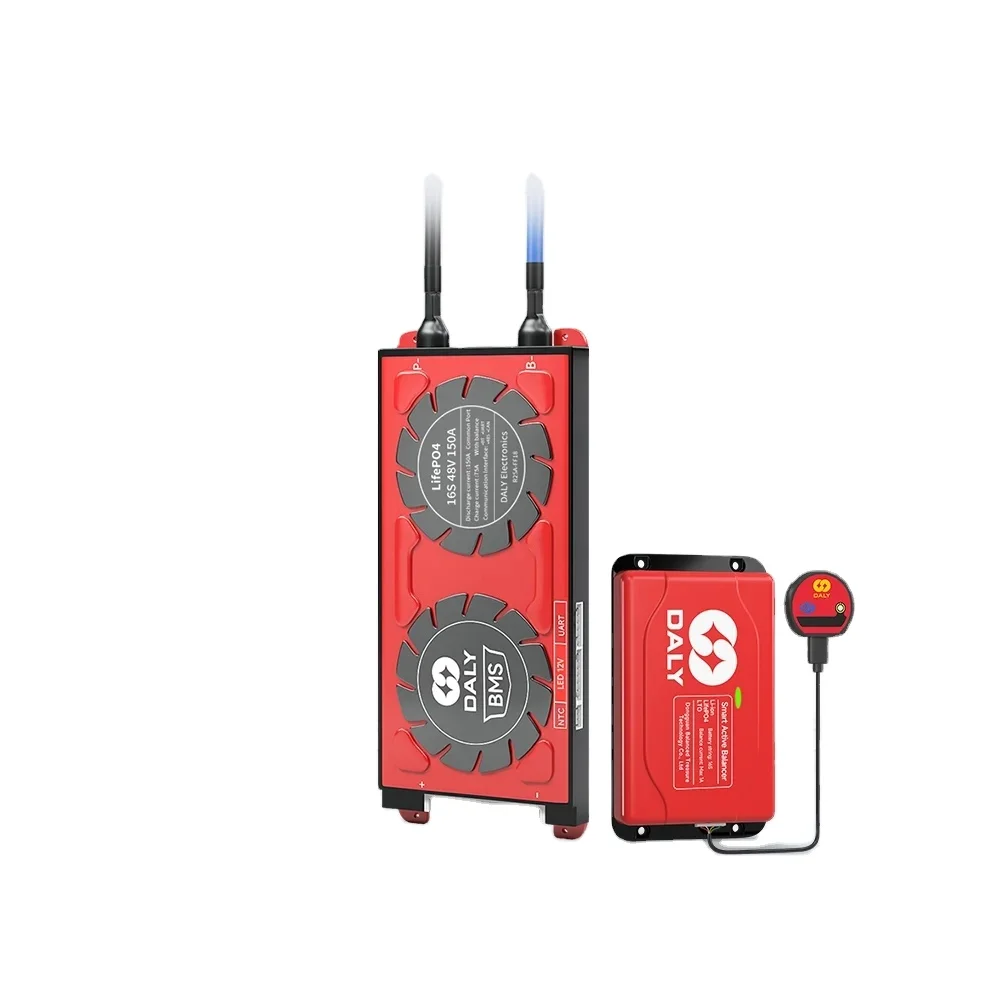 Daly Smart lifepo4 BMS K плата 4S 12V 7S 8S 24V 16S 48V литий-ионная 3S 12V 6S 7S 24V 100A 60A 40A BMS для 18650 аккумуляторной батареи
