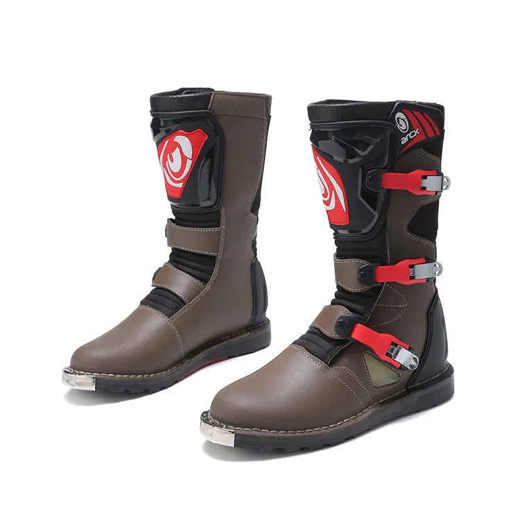 ARCX Shoes Motorcybike Riding Boots Motor Racing Shoes Motocross Bota Moto Trial Botas for Men